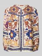 Bash Relaxed Fit Bluse mit Rundhalsausschnitt Modell 'VERONE' in Ecru,...