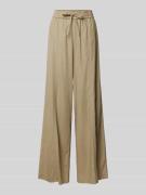Gestuz Stoffhose aus Viskose-Mix mit Leinen-Anteil Modell 'izza' in Sa...