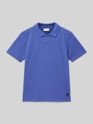 Tom Tailor Regular Fit Poloshirt aus reiner Baumwolle in Royal, Größe ...