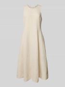 Marc O'Polo A-Linien Leinenkleid ohne Ärmel in Sand, Größe 36