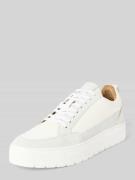 PS Poelman Sneaker mit Label-Detail Modell 'Ivar 10' in Weiss, Größe 4...
