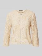 comma Blazer in Layering-Optik in Sand, Größe 42