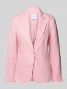 Mango Slim Fit Blazer mit Paspeltaschen Modell 'BORELI' in Hellrosa, G...