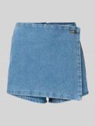 Mango Jeansshorts in Wickel-Optik in Jeansblau, Größe M