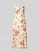 Mango Midikleid mit Herz-Ausschnitt Modell 'BOUQET' in Offwhite, Größe...