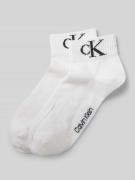 Calvin Klein Jeans Socken mit Label-Print im 2er-Pack in Weiss, Größe ...