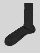 Falke Strümpfe mit Bio-Baumwolle Modell 'MILANO' in Anthrazit, Größe 3...