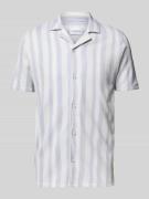 Lindbergh Relaxed Fit Freizeithemd mit Reverskragen in Hellgrau, Größe...