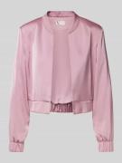 V by Vera Mont Kurzblazer mit Stehkragen in Rosa, Größe 34