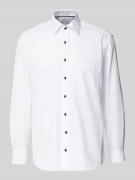 ETERNA Comfort Fit Business-Hemd mit Brusttasche in Weiss, Größe 41