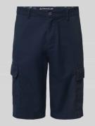 Tom Tailor Regular Fit Cargoshorts aus reiner Baumwolle in Marine, Grö...