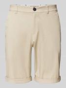 Tom Tailor Regular Fit Chinoshorts aus Baumwoll-Mix in Beige, Größe 30