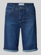 Angels Regular Fit Bermudas aus Denim mit Umschlag in Dunkelblau, Größ...