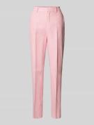 Mango Leinenhose mit Gesäßtaschen Modell 'BORELI' in Hellrosa, Größe 3...
