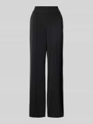 comma Stoffhose mit elastischem Bund in Black, Größe 34