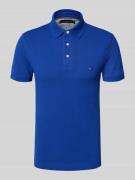 Tommy Hilfiger Slim Fit Poloshirt aus Baumwoll-Elasthan-Mix in Royal, ...
