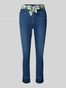 Marc Cain Jeans mit 5-Pocket-Design Modell 'SILEA' in Marine Melange, ...