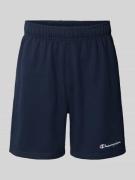 CHAMPION Relaxed Fit Shorts mit Label-Stitching Modell 'ICONS' in Mari...