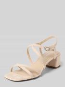 Tamaris Sandaletten mit Dornschließe in Beige, Größe 39