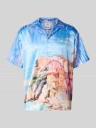 CARLO COLUCCI Oversized Freizeithemd mit Knopfleiste in Multi Stylebop...