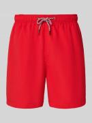 MCNEAL Badehose mit elastischem Bund in Rot, Größe L