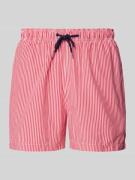 MCNEAL Badehose mit elastischem Bund in Metallic Rosa, Größe XXL