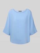 Windsor Blusenshirt mit U-Boot-Ausschnitt in Hellblau, Größe 38