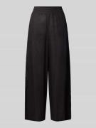 Drykorn Loose Fit Leinenhose mit elastischem Bund in Black, Größe 28/3...