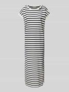 Smith and Soul T-Shirt-Kleid mit Streifenmuster Modell in Marine, Größ...