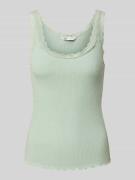 Only Regular Fit Tank Top mit Frill am Saum Modell 'SARA' in Mint, Grö...