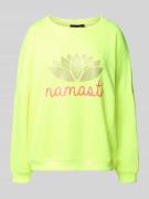 miss goodlife Oversized Sweatshirt mit Statement-Print in Neon Gelb, G...