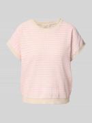 FREE/QUENT Strickshirt mit Rundhalsausschnitt Modell 'DODO' in Rosa, G...
