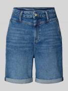s.Oliver RED LABEL Relaxed Fit Jeansshorts aus Baumwoll-Mix in Dunkelb...