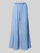 Mango Wide Leg Jeans mit elastischem Bund Modell 'SIROS' in Jeansblau,...