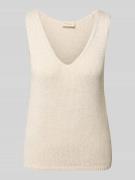 FREE/QUENT Regular Fit Stricktop mit Leinen-Anteil Modell 'Grscaliva' ...