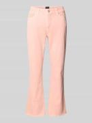 Raffaello Rossi Regular Fit Jeans mit Fransen in Rosa, Größe 36