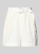 Polo Ralph Lauren Bermudas aus Leinen mit Gürtel in Weiss, Größe 42