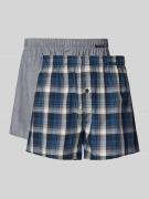 Schiesser Boxershorts mit elastischem Bund im 2er-Pack in Marine, Größ...
