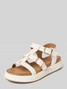 INUOVO Sandalette mit Dornschließen in Offwhite, Größe 41