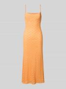 Bardot Midikleid mit Strukturmuster Modell 'ADONI' in Orange, Größe 34