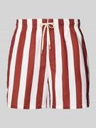 SELECTED HOMME Badeshorts mit Streifenmuster Modell 'DANE' in Mint, Gr...