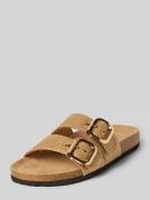Only Pantoletten in Weboptik Modell 'MAXI-16 RAFFIA' in Beige, Größe 3...