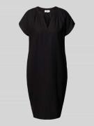 s.Oliver RED LABEL Relaxed Fit Blusenkleid aus Leinen-Viskose-Mix in B...