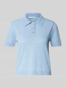 Mango Strickpullover mit 1/2-Arm Modell 'CIELO' in Hellblau, Größe L