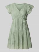 Only Leicht ausgestelltes Spitzenkleid aus reiner Baumwolle Modell 'HE...