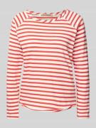 Smith and Soul Longsleeve mit geripptem Rundhalsausschnitt in Rot, Grö...