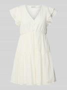 Only Leicht ausgestelltes Spitzenkleid aus reiner Baumwolle Modell 'HE...