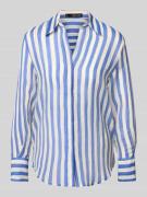 Mango Regular Fit Bluse mit Umlegekragen Modell 'CLARIET' in Royal, Gr...