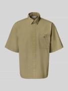 Calvin Klein Underwear Freizeithemd mit Knopfleiste in Khaki, Größe L