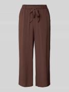 Soyaconcept Culotte aus Viskose mit Bindegürtel in Dunkelbraun, Größe ...